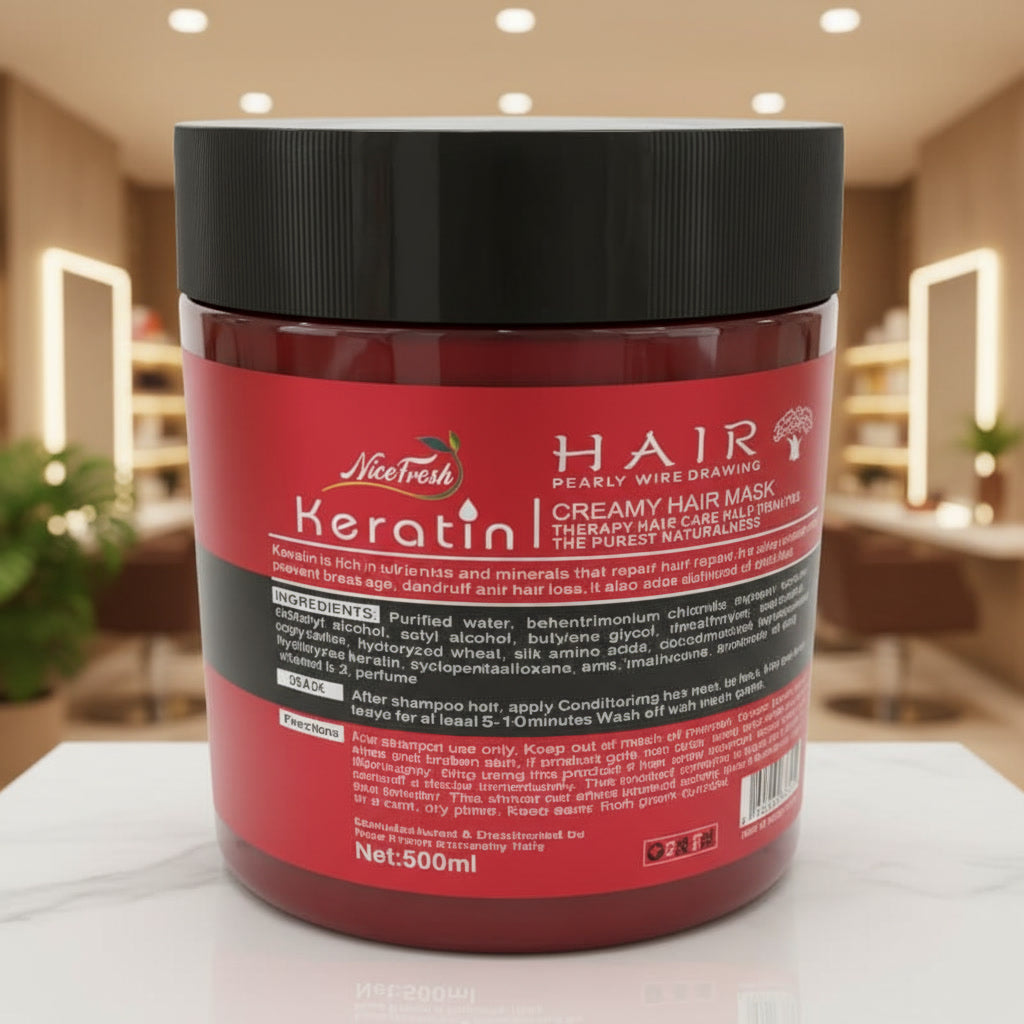 [Buy 1 Get 1 Free] Keratin Repair Hair Mask- Salon Results ✨.